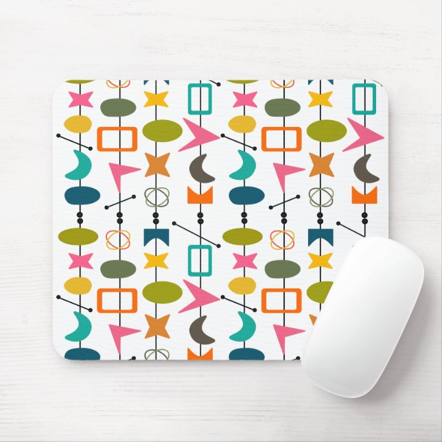 Mid-Century Modern Skewers  Mouse Pad (With Mouse)