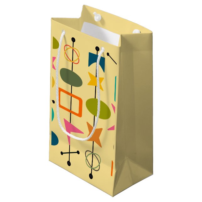 Mid-Century Modern Skewers  Small Gift Bag (Front Angled)