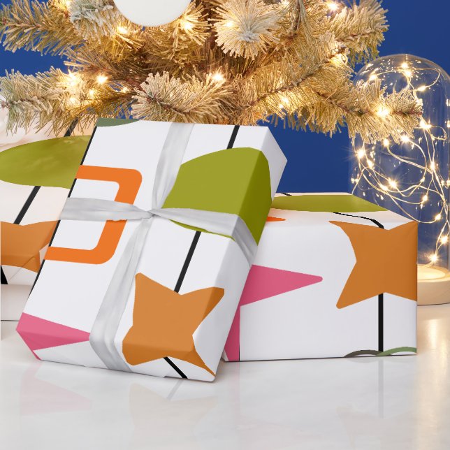 Mid-Century Modern Skewers  Wrapping Paper (Holidays)
