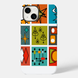 Mid-Century Modern Smorgasbord iPhone 14 Case