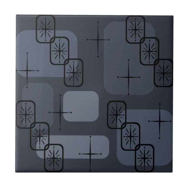 Mid Century Modern Sputnik Slate Tile (Front)