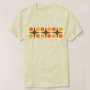 Mid Century Modern Starburst Design T-Shirt