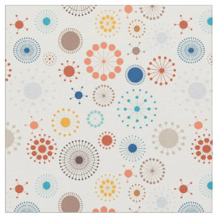 Mid Century Modern Starburst Fabric