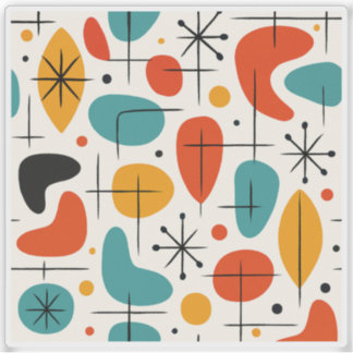 Mid Century Modern Starburst Pattern