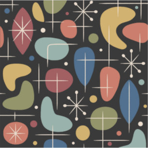 Mid Century Modern Starburst Pattern