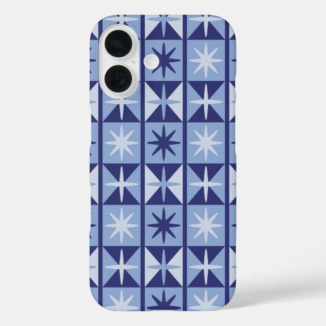 Mid Century Modern Starburst Pattern Case-Mate iPhone Case (Back)