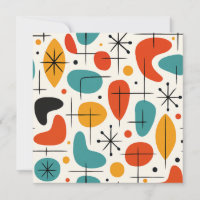 Mid Century Modern Starburst Pattern