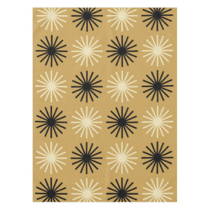Mid Century Modern Starburst Pattern Tablecloth