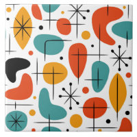 Mid Century Modern Starburst Pattern