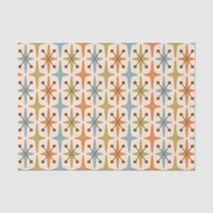 Mid Century Modern Starburst Pattern Tissue Paper