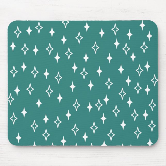 Mid-Century Modern Stars Mouse Pad (Front)