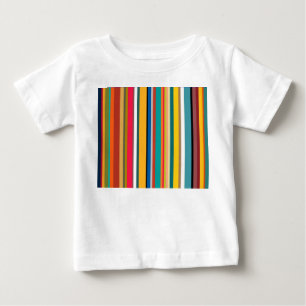 Mid-Century Modern Stripes Baby T-Shirt