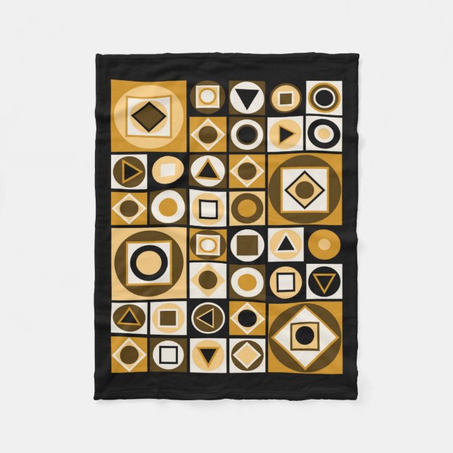 Mid-Century Modern Style 2 Fleece Blanket (Front)