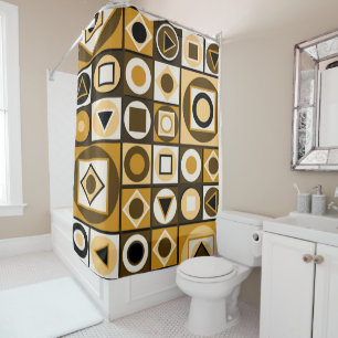 Mid-Century Modern Style 2 Shower Curtain