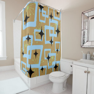 Mid-Century Modern Style 7 Shower Curtain