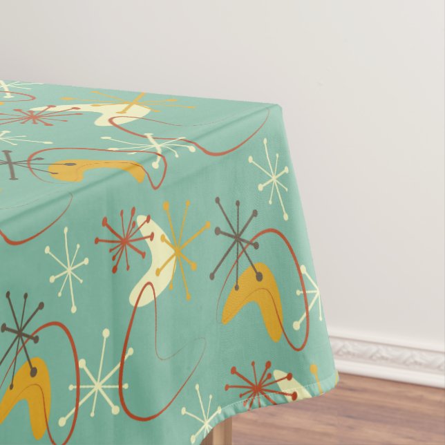 Mid Century Modern Stylish  Tablecloth (In Situ)