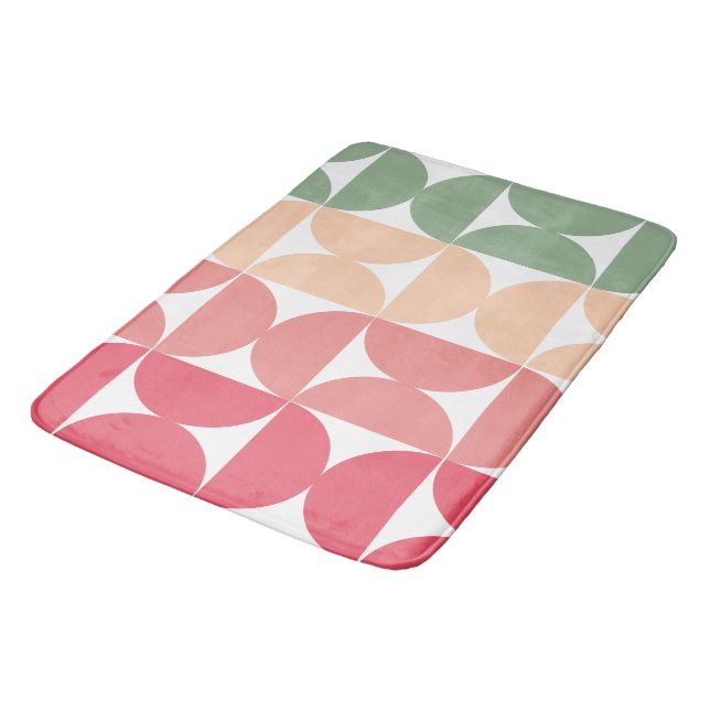 Mid-Century Modern Summer Sunset    Bath Mat (Angled)