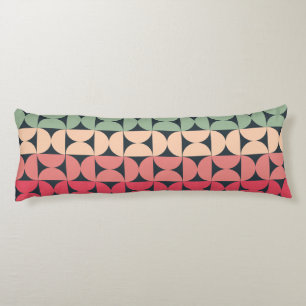 Mid-Century Modern Summer Sunset Body Cushion