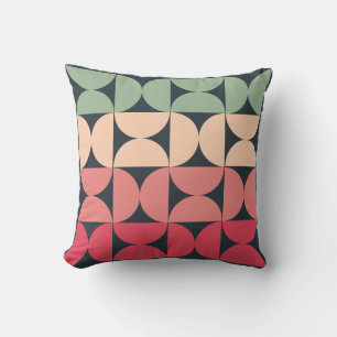 Mid-Century Modern Summer Sunset Cushion