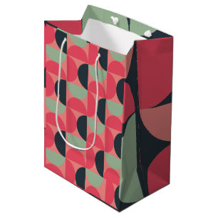Mid-Century Modern Summer Sunset   Medium Gift Bag