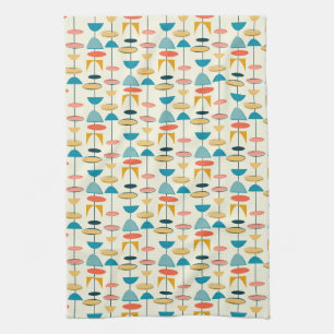 Mid Century Modern Tea Towel