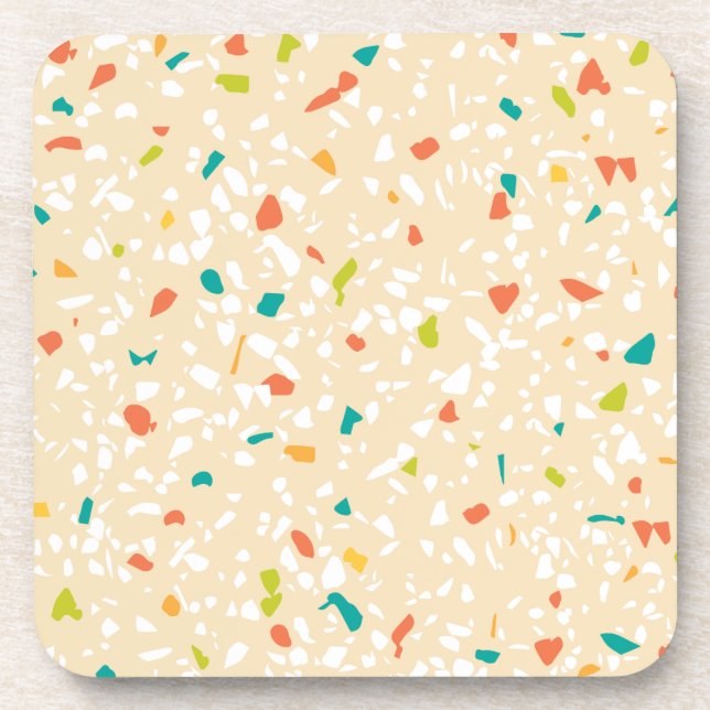 Mid Century Modern Terrazzo Coasters  (Front)
