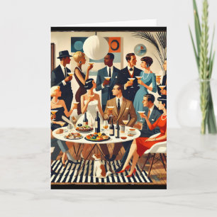 Mid Century Modern The Martini Intellectuals  Card