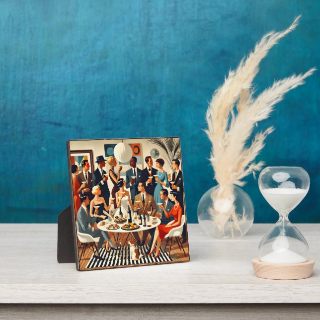 Mid Century Modern The Martini Intellectuals  Plaque (Insitu)