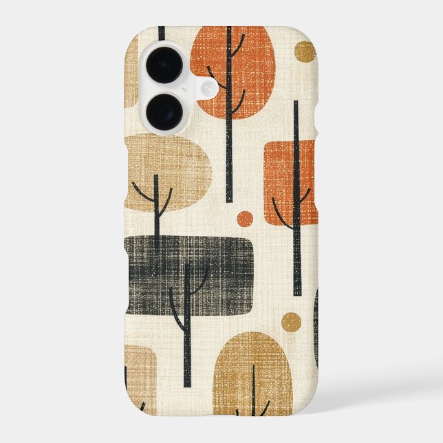 Mid Century Modern Tree Pattern (Back)