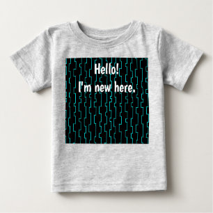 Mid-Century Modern Trellis  Baby T-Shirt