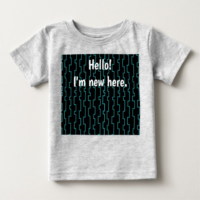 Mid-Century Modern Trellis  Baby T-Shirt (Front)