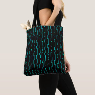 Mid-Century Modern Trellis Tote Bag