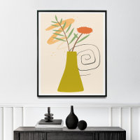 Mid-Century Modern Wall Art, Bohemian Style,