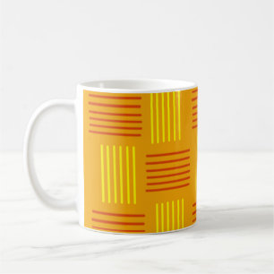 Mid-Century Modern Weave Coffee Mug