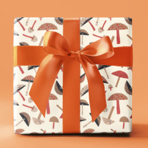 Mid-Century Mushrooms Retro-Inspired Original Art