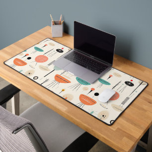 Mid- Century Pattern Desk Mat