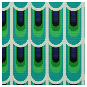 Mid century retro 60s 70s  fabric