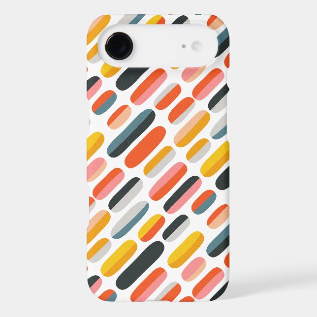 Mid Century Retro Geometric Abstract Pattern (Back)