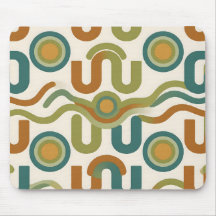 Mid-Century Retro Geometric Atomic Pattern