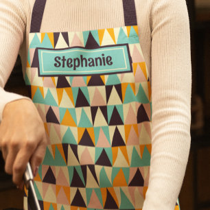 Mid Century Retro Pattern Apron