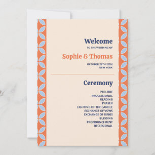 Mid Century Retro Wedding Invitation
