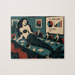 Mid Century Sea Witch on Q3 Corporate Meeting Day Jigsaw Puzzle