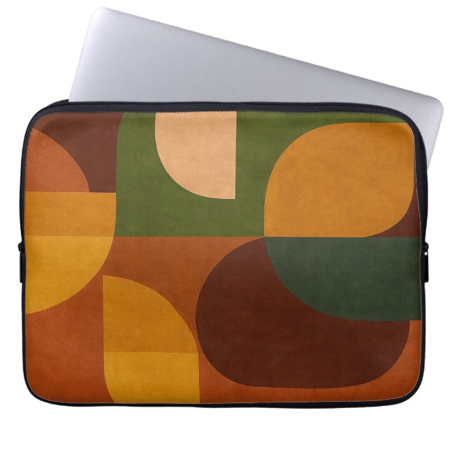 Mid-Century Soul Pattern Laptop Sleeve (Front)