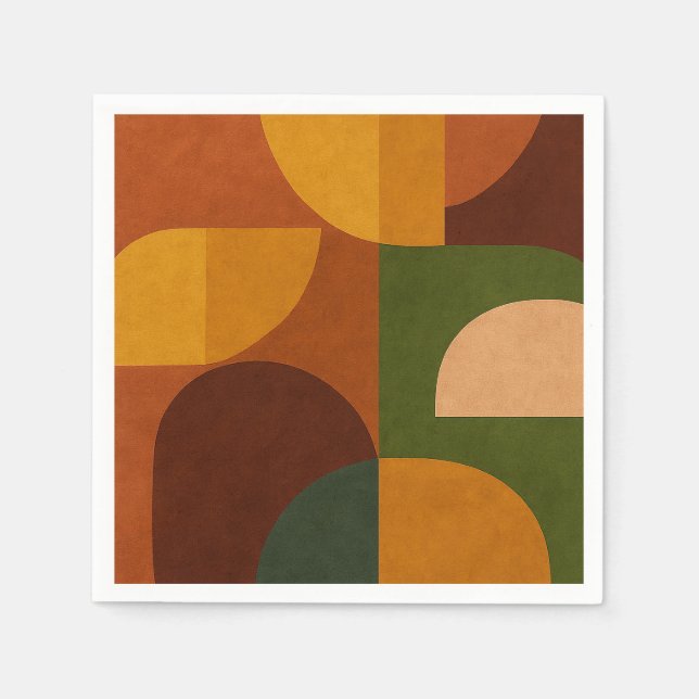 Mid-Century Soul Pattern Napkin (Front)