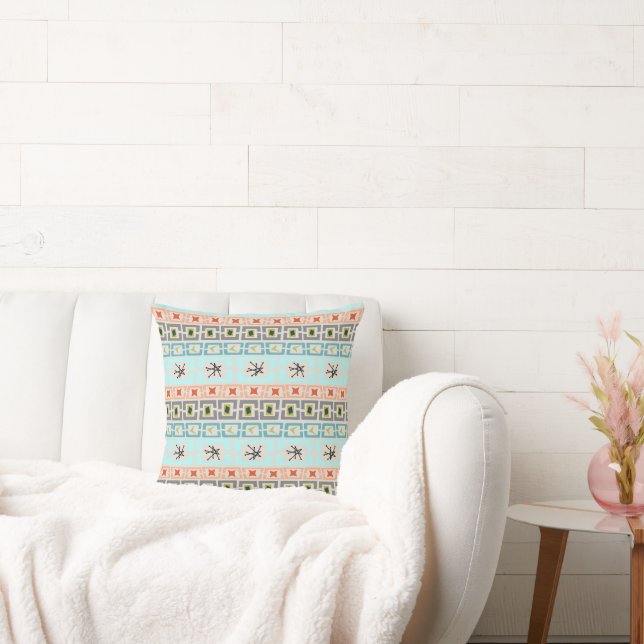 Mid-Century Stripes  Cushion (Couch)