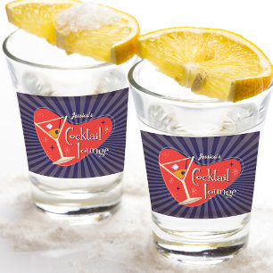 Mid Century Style Cocktail Lounge Shot Glass