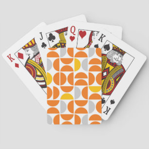 Mid Century Sunny Tiles Playing Cards