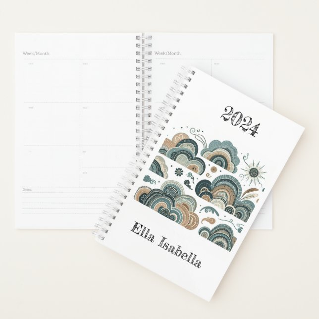 Mid-Century Sunshine  Planner (Display)