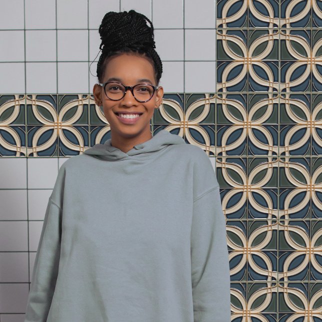 Mid-Century Symmetry Organic Art Deco Belle Epoque Tile (Creator Uploaded)