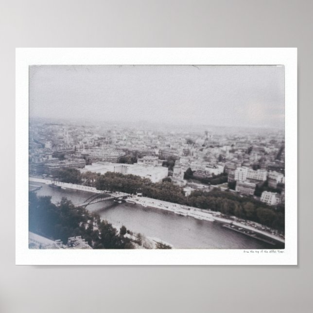 Mid-century View From Eiffel Tower Poster (Front)